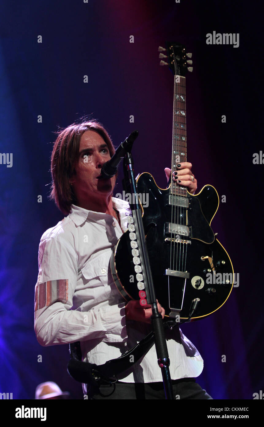 Ottawa, Ontario, Canada. 29th Aug 2012. Per Gessle of Roxette performs at Scotiabank Place on Wednesday, August 29, 2012. (Credit Image: © Kamal Sellehuddin/ZUMAPRESS.com) Stock Photo