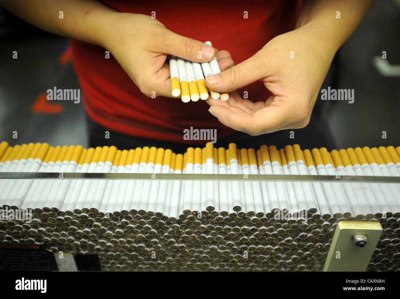 which cigarettes have the most nicotine Percentages of nicotine in different domestic and imported brands of