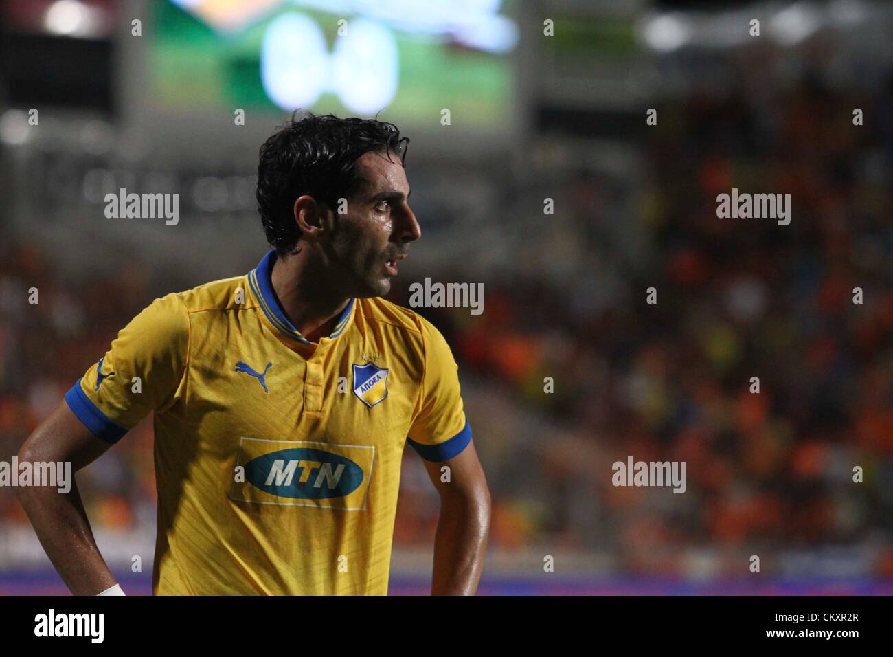 CYPRUS,Nicosia first leg of the UEFA Europa League playoff football match between APOEL FC and
