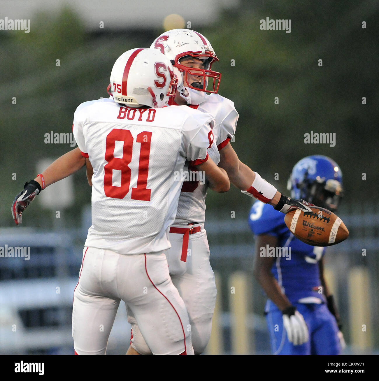 Aug. 30, 2012 - Albuquerque, NM, U.S. - Sandia's # 5 Brenden Barker ...