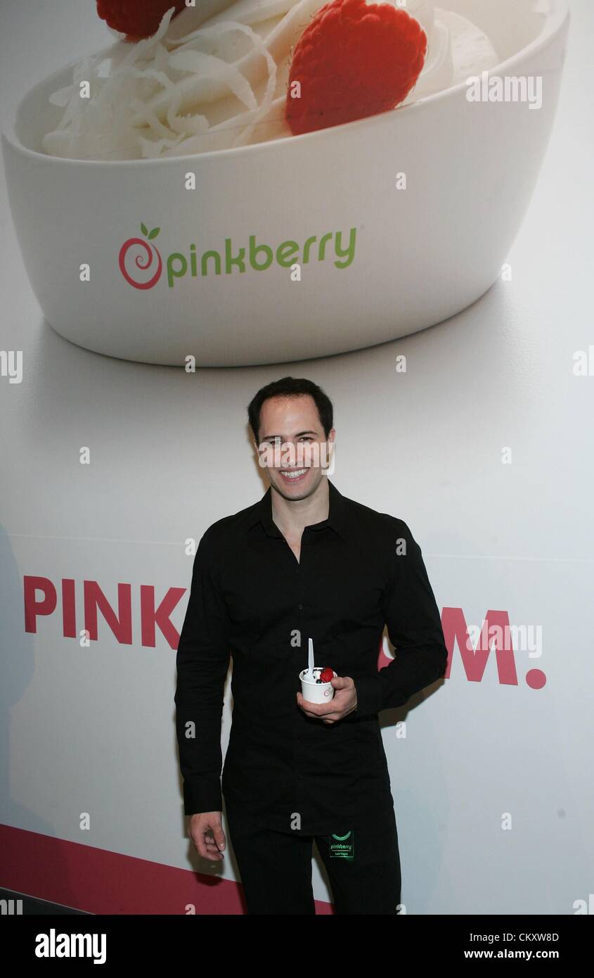 John Stephan at arrivals for Pinkberry Las Vegas Grand Opening