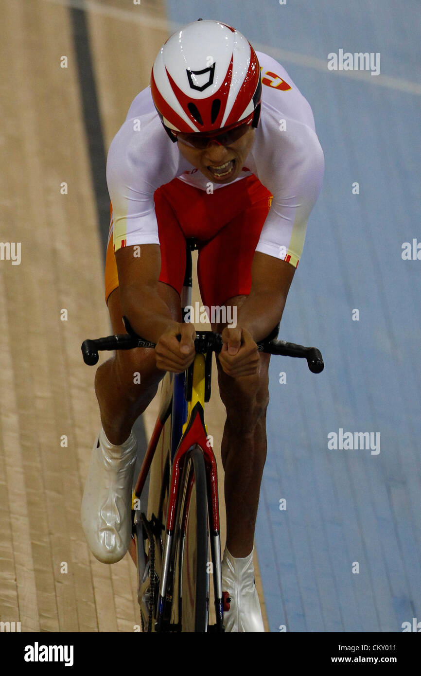 31.08.2012 London, England. LIU Xinyang (CHN) in action during his ...