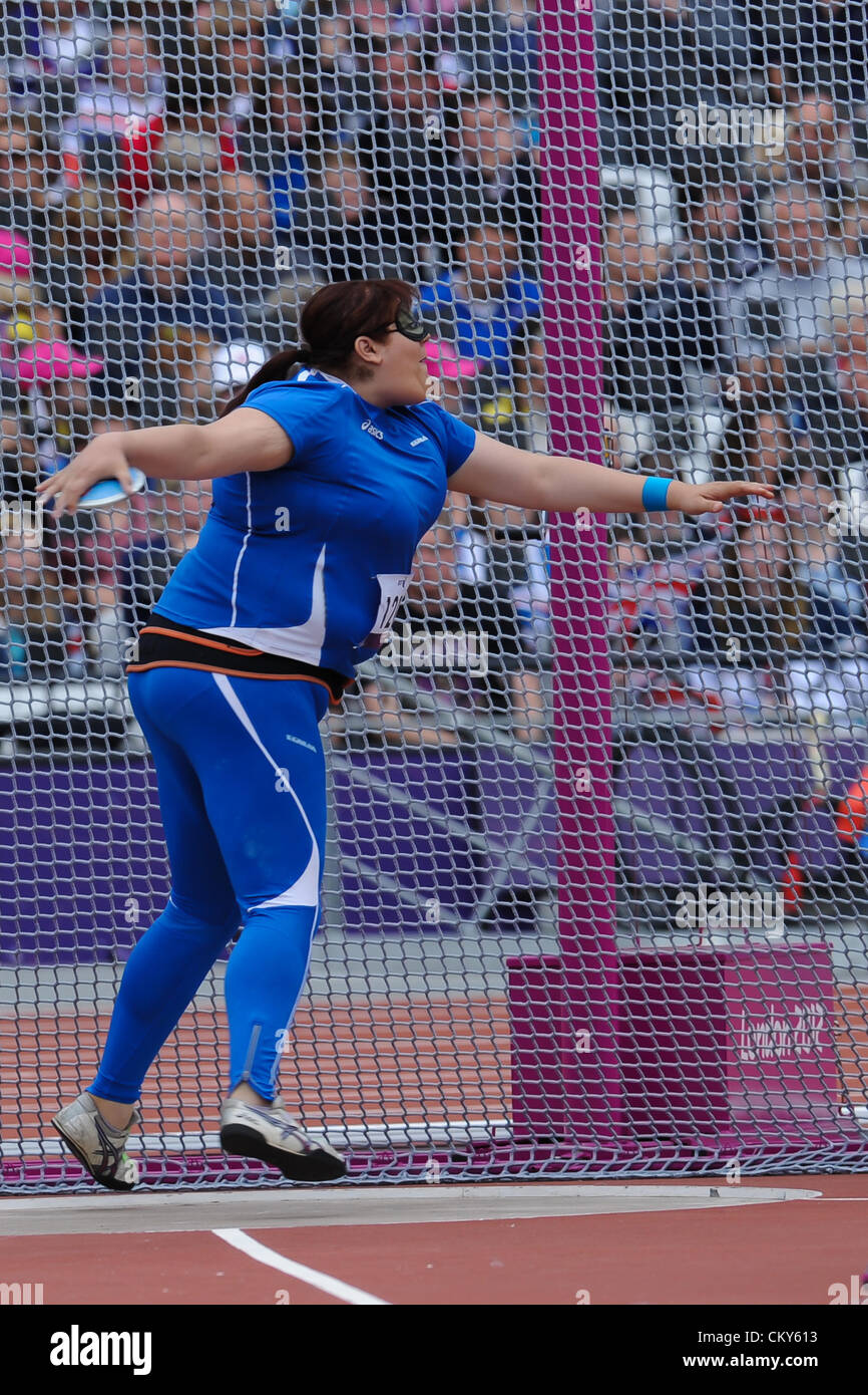 01.09.2012. London, England. Women's discus Throw Final F511/12