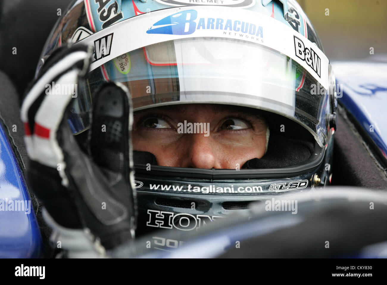 Sept. 1, 2012 - Baltimore, Maryland, U.S - Indycar, Grand Prix of Baltimore, Baltimore, MD, August 31-September 2 2012,  ALEX TAGLIANI, Team Barracuda - BHA (Credit Image: © Ron Bijlsma/ZUMAPRESS.com) Stock Photo