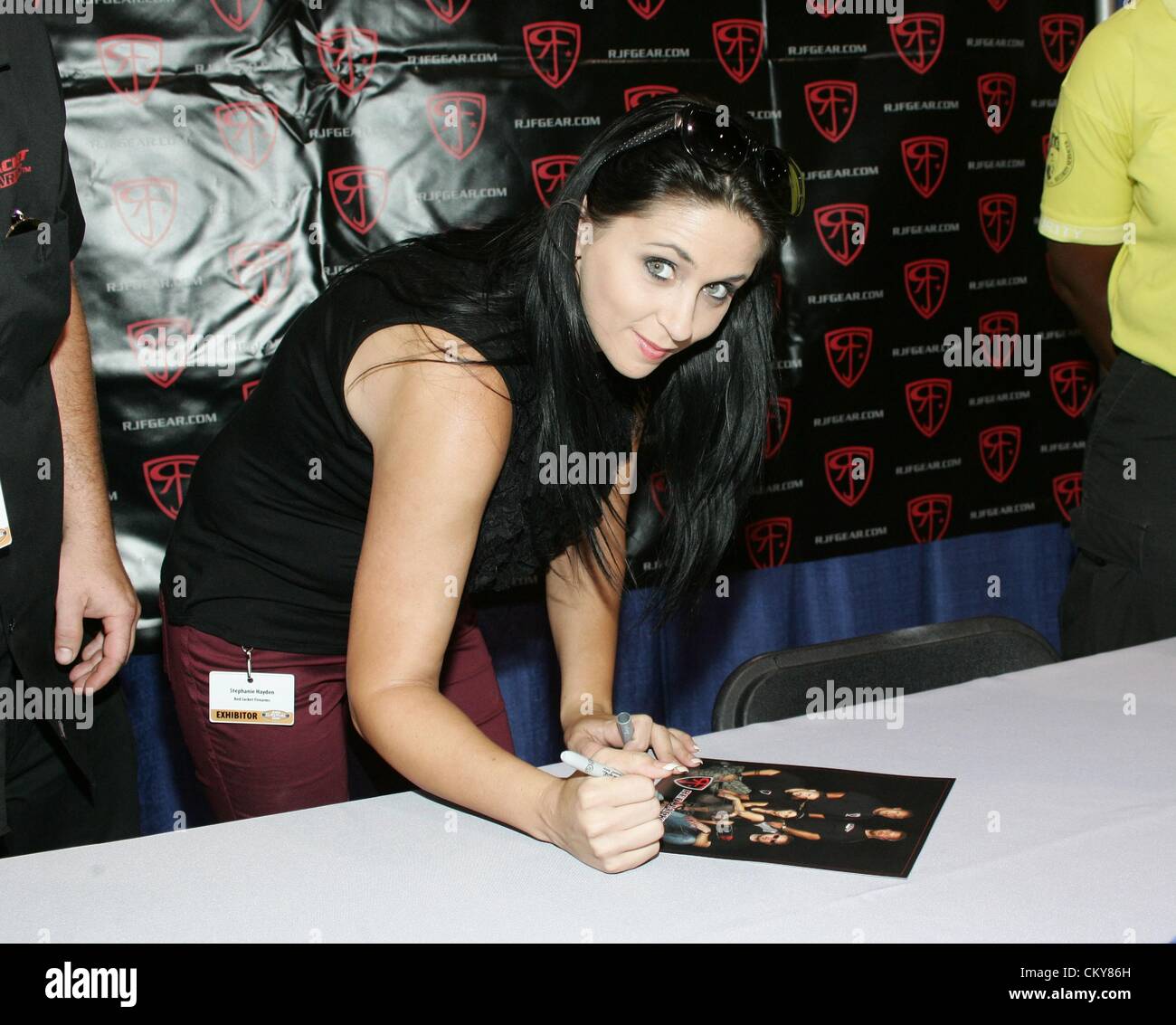 Stephanie Hayden in attendance for Red Jacket Firearms Apparel and
