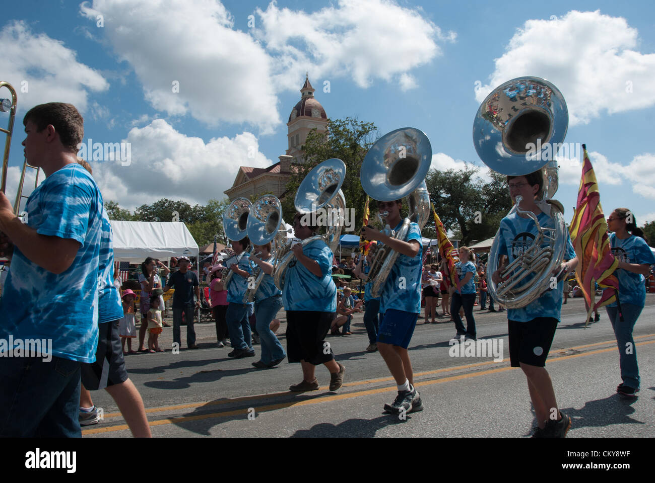 High school marching band texas hires stock photography and images Alamy
