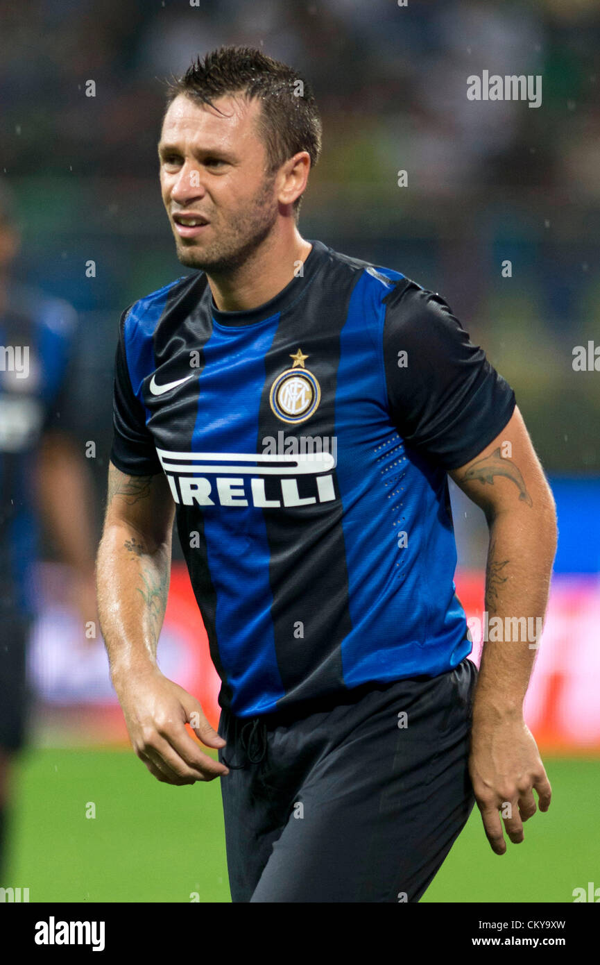 Antonio Cassano (Inter), AUGUST 30, 2012 - Football / Soccer : UEFA Europa  League Play-off 2nd leg match