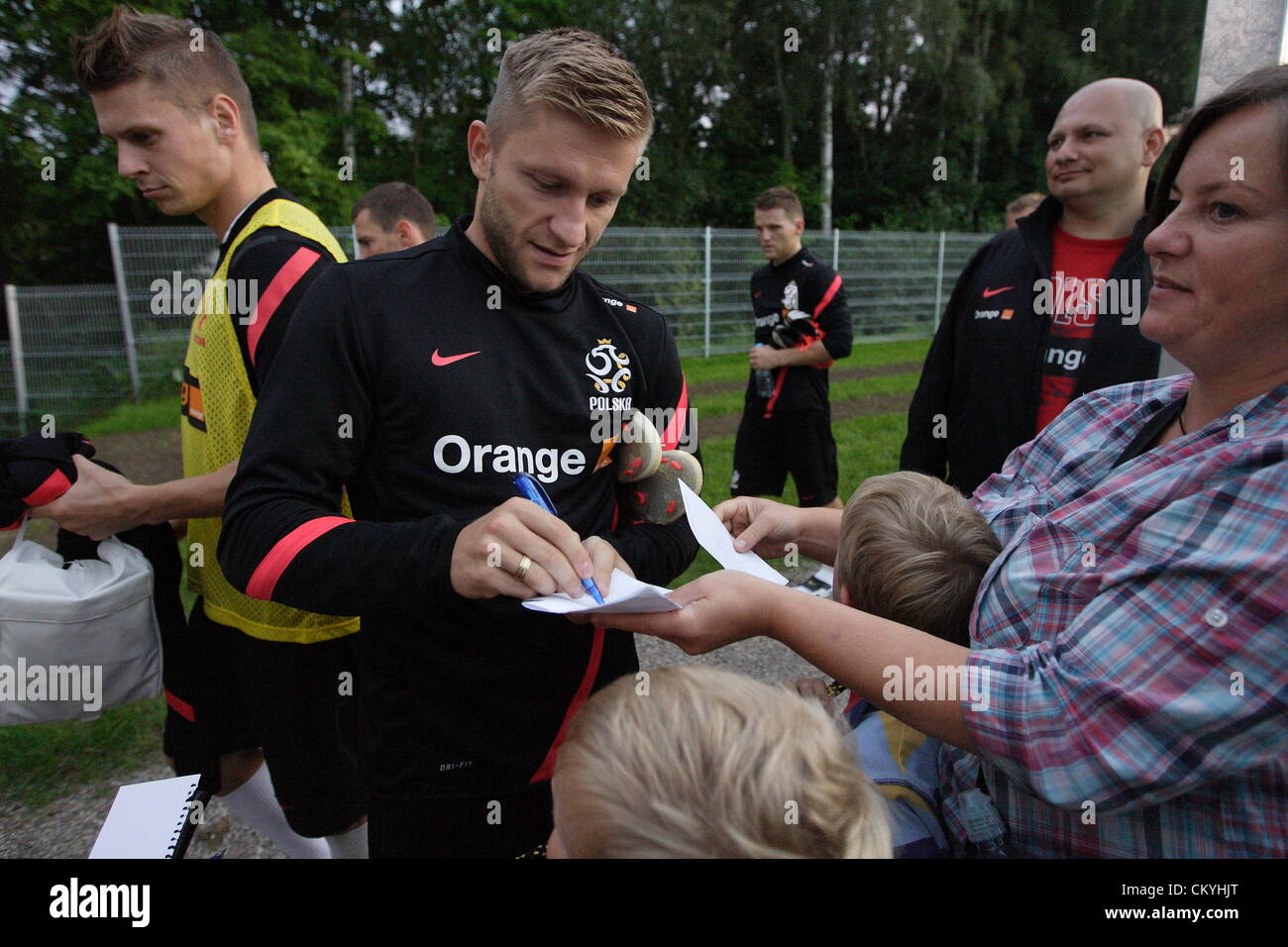 Gdansk, Poland 3rd, September 2012 Polish National Football team Stock