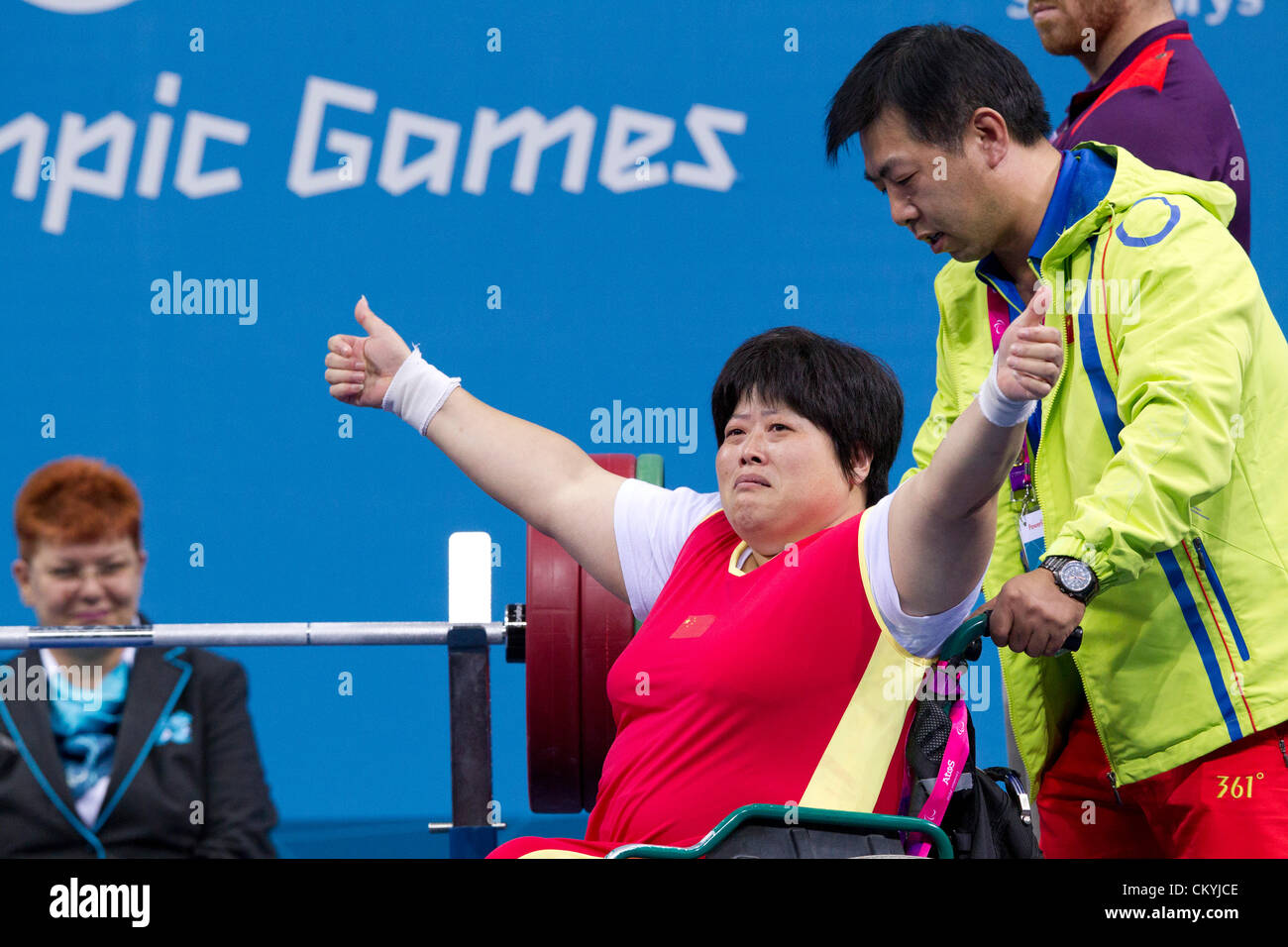 Taoying Fu 4 Paralympic medals in powerlifting foto images Taoying Fu 4 Paralympic medals in powerlifting