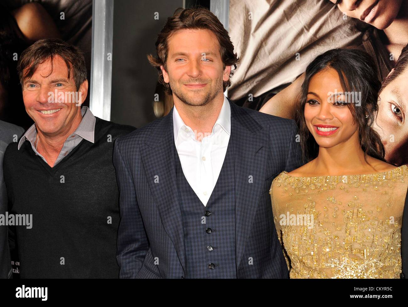 Zoe Saldana And Bradley Cooper