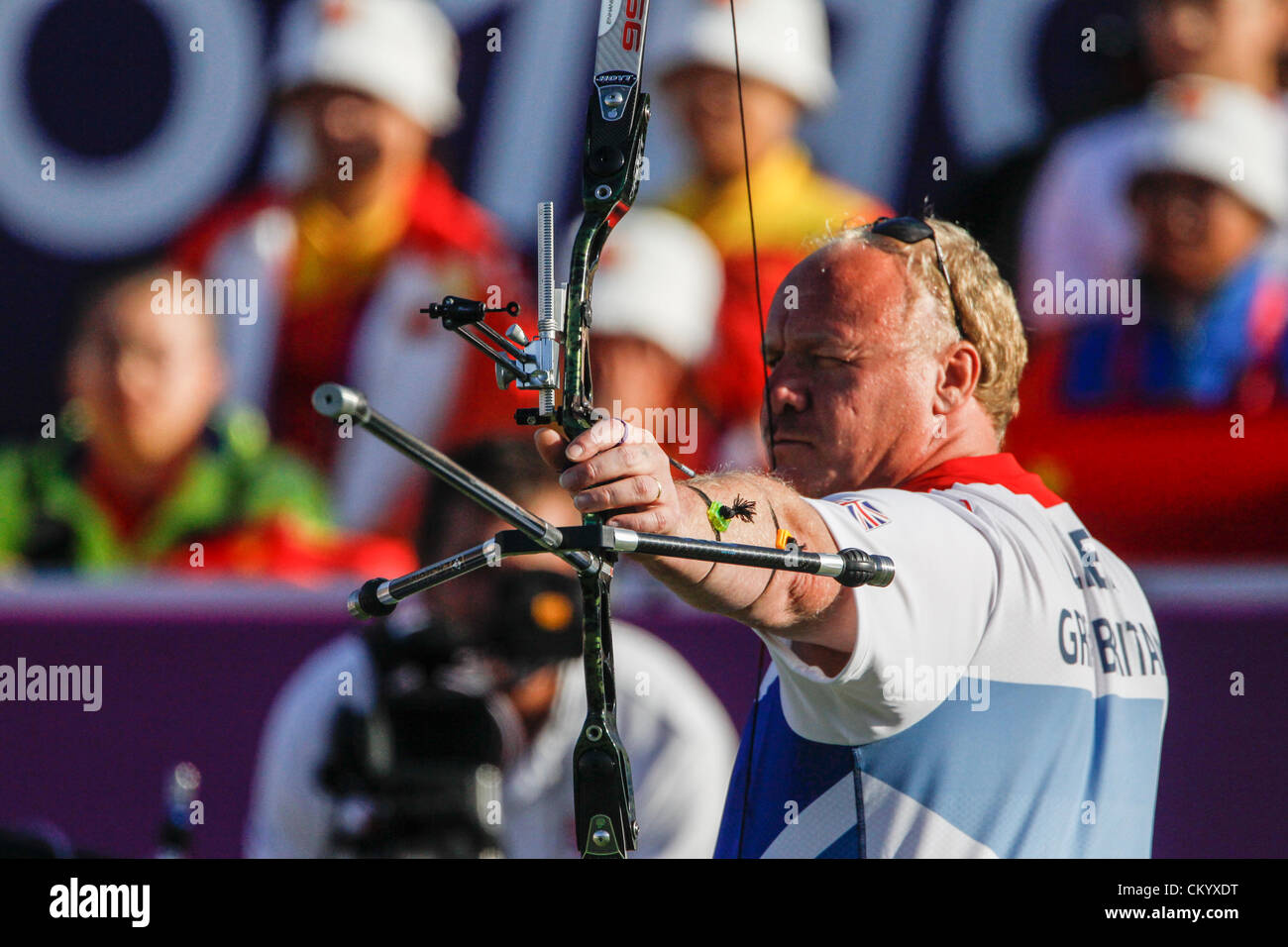 05.09.2012 London, England. Kenny ALLEN (GBR) in action during the bronze medal match in men