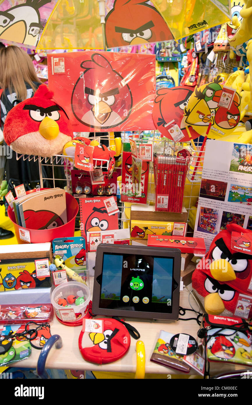 September 5 2012, Japan The Angry Birds products exhibit at Gift Show