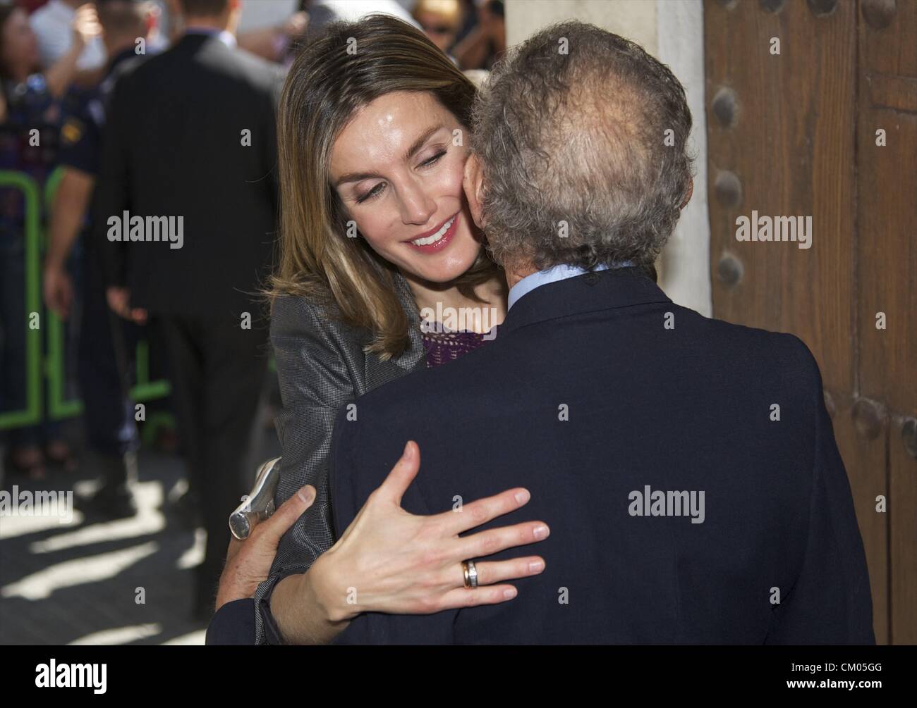 Oct. 6, 2011 - Cordoba, Andalucia, Spain - Prince Felipe and Princess Letizia attend the Lunch commemorative of tenth anniversary of the Foundation for young creators Antonio Gala in Cordoba, Spain (Credit Oct. 6, 2011 - Cordoba, Andalucia, Spain - Prince Felipe and Princess Letizia attend the Lunch commemorative of tenth anniversary of the Foundation for young creators Antonio Gala in Cordoba, Spain (Credit