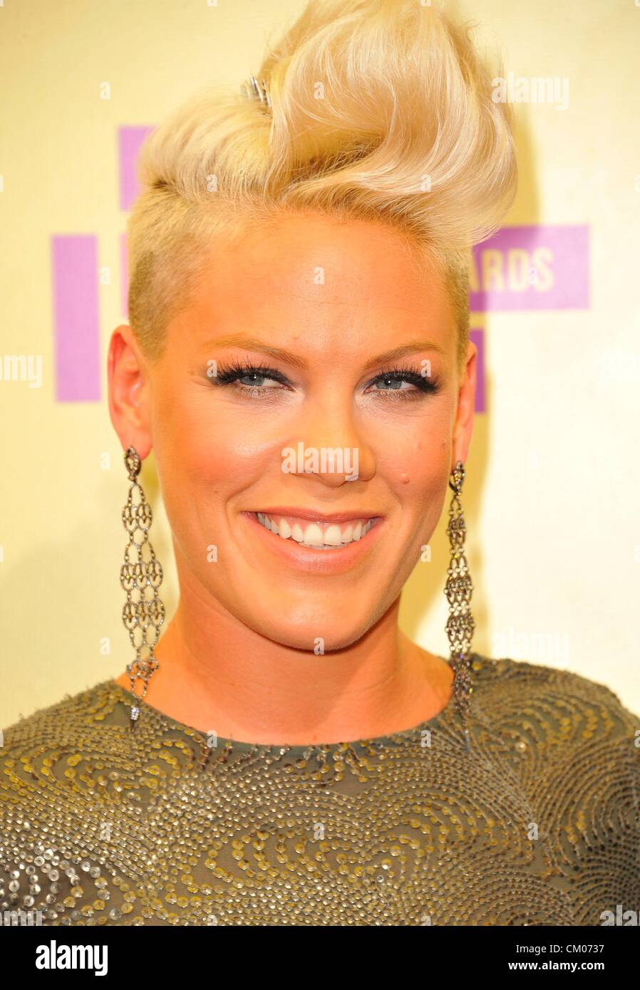 Pink at arrivals for 2012 MTV Video Music Awards VMA - ARRIVALS, STAPLES Center, Los Angeles, CA September 6, 2012. Photo By: Dee Cercone/Everett Collection Stock Photo