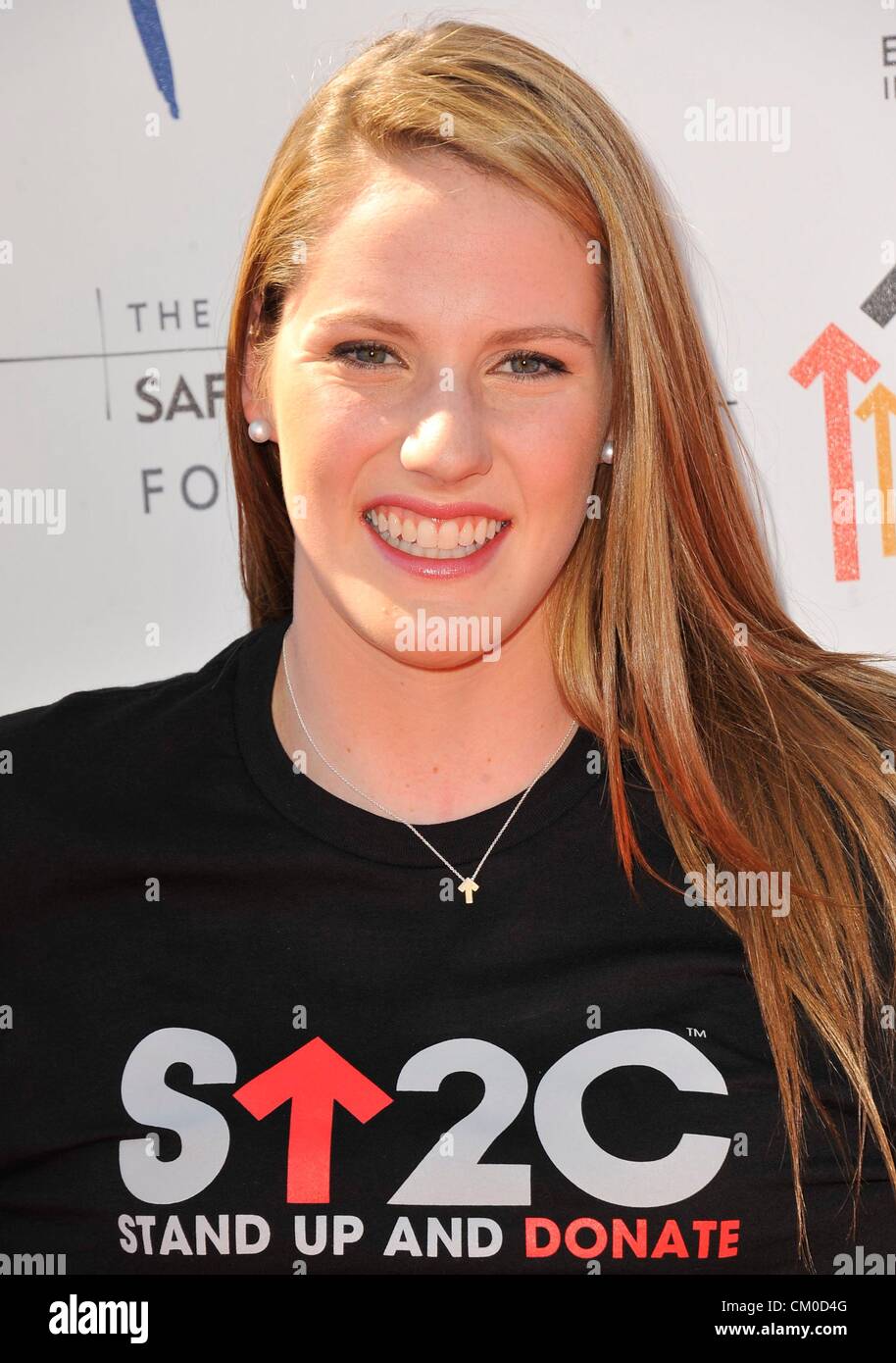 Los Angeles, California, USA. 7th September 2012. Missy Franklin in attendance for Stand Up To Cancer Fundraiser, Shrine Auditorium, Los Angeles, CA September 7, 2012. Photo By: Dee Cercone/Everett Collection/Alamy Live News Stock Photo