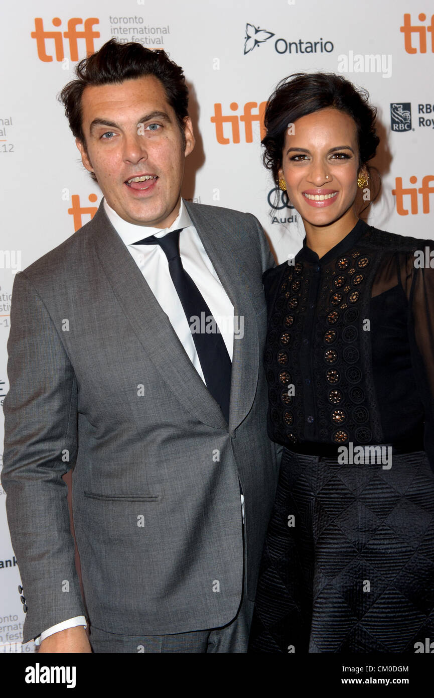 Sept 7 2012 Toronto Ontario Canada Director Joe Wright And Wife Anoushka Shankar Attend The Anna Karenina Premiere During The 2012 Toronto International Film Festival At The Elgin On September