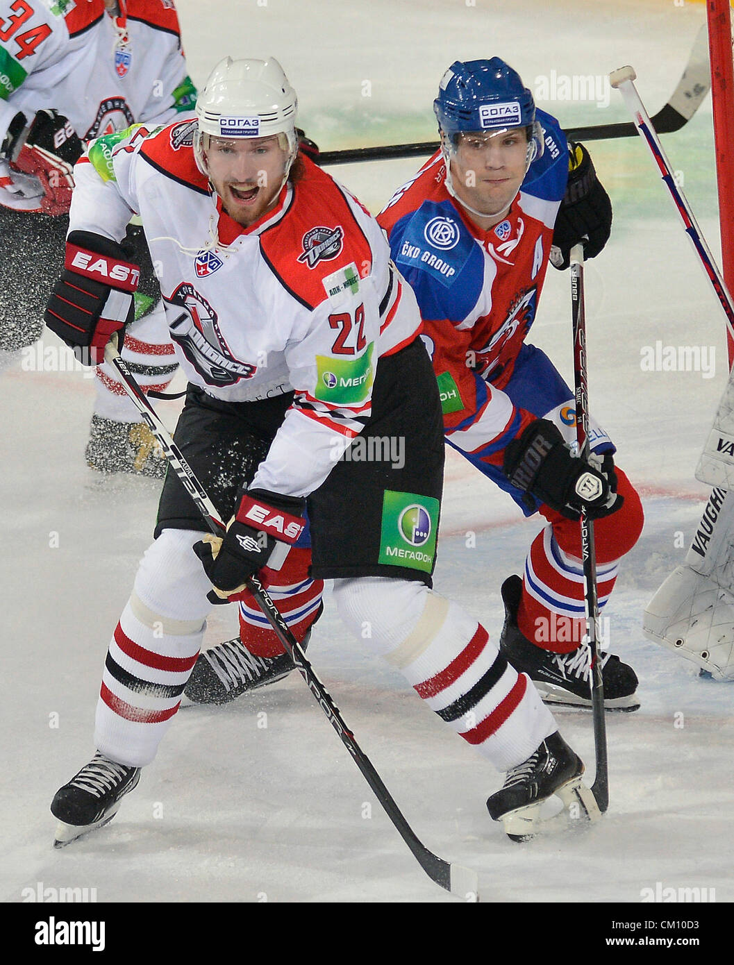 Prague, Czech Republic. Kontinental Ice Hockey League KHL match