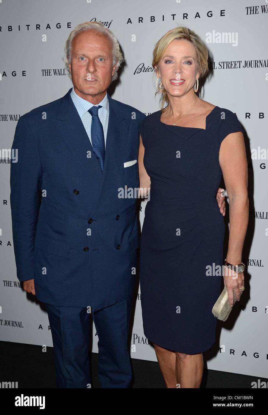 New York, USA. 12th September 2012. Karl Wellner, Deborah Norville at