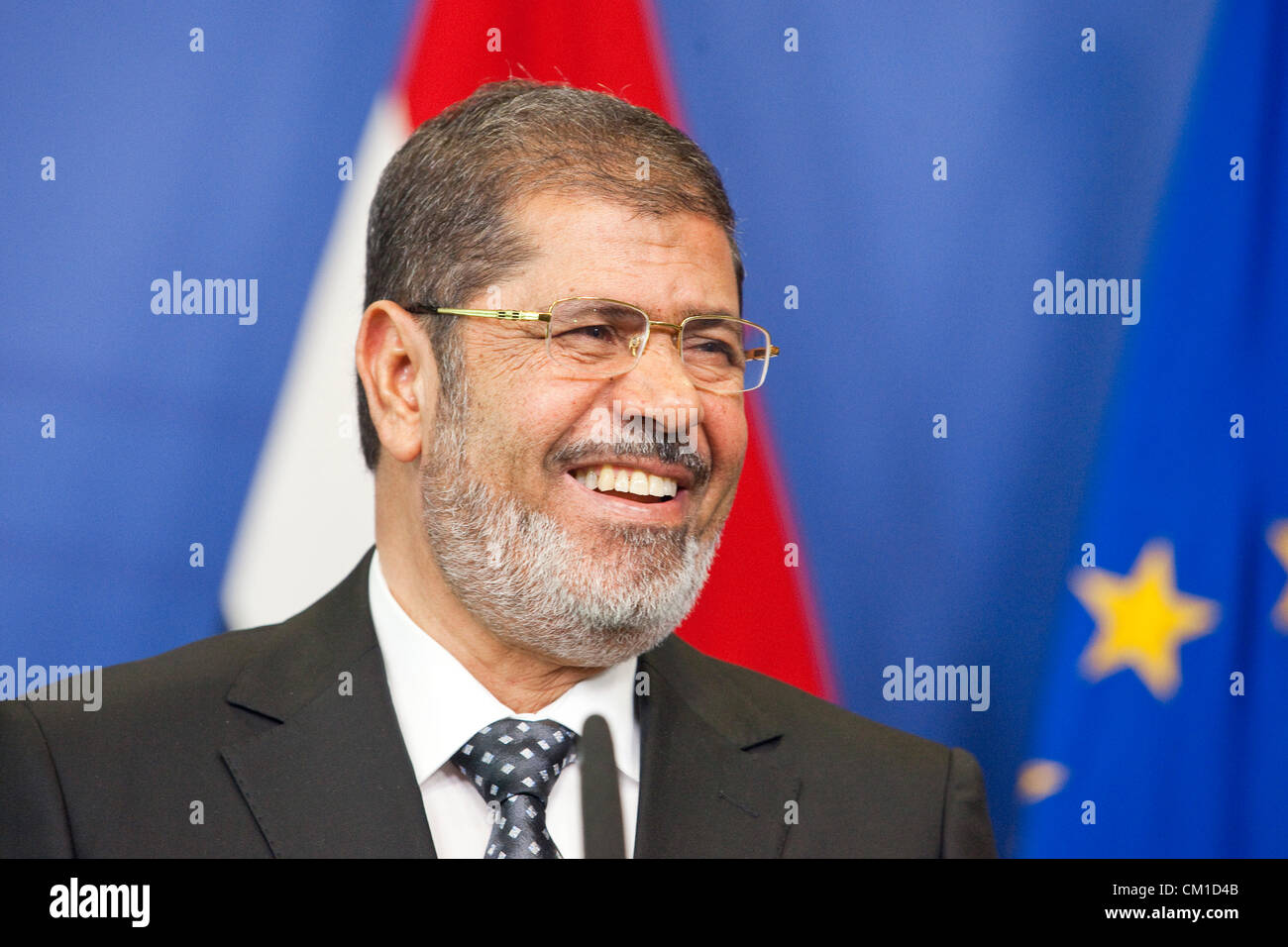 Mohamed Morsi portrait Stock Photo - Alamy