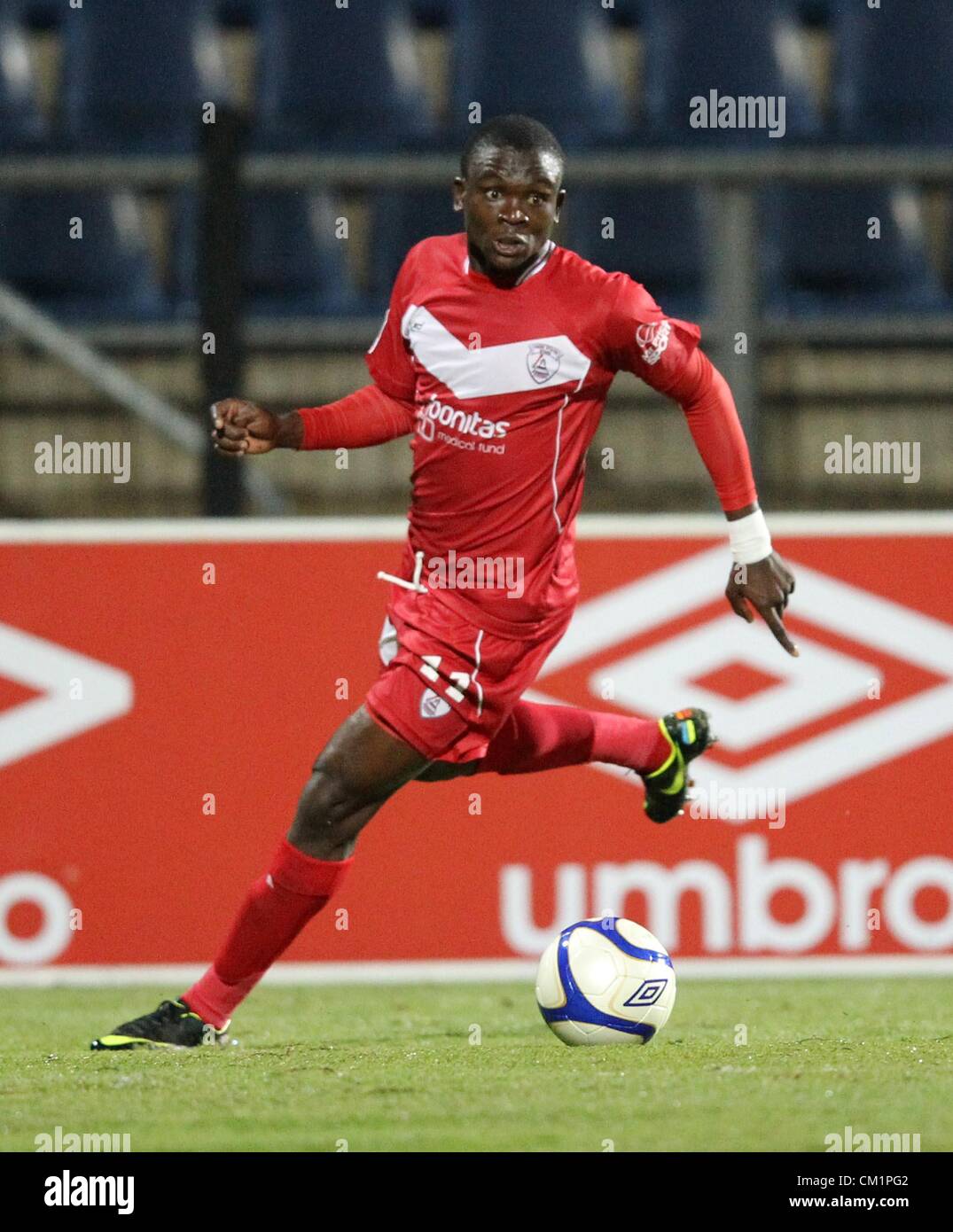 DURBAN, SOUTH AFRICA SEPTEMBER 14,Luyolo Nomandela during the Absa