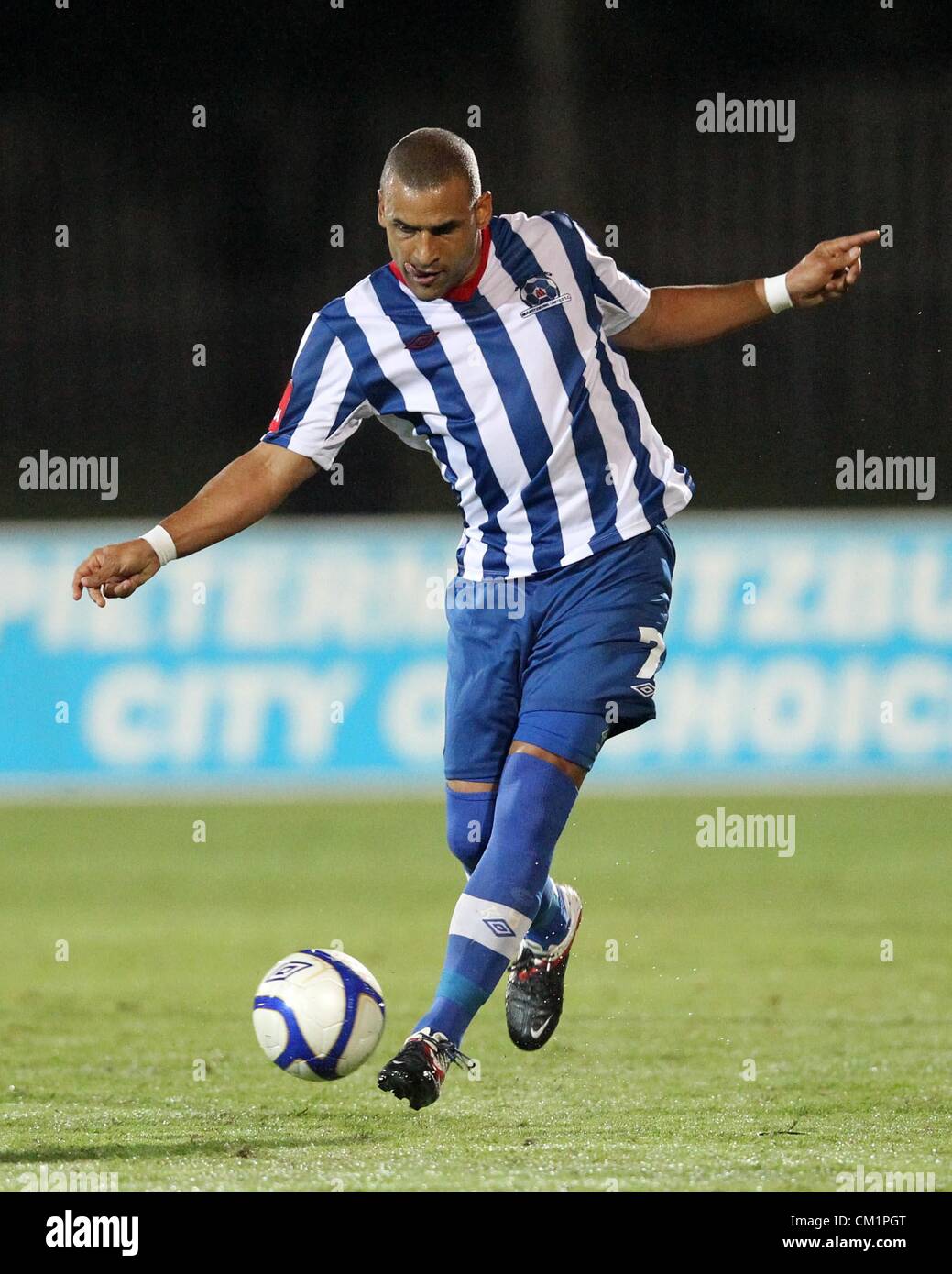 DURBAN, SOUTH AFRICA SEPTEMBER 14,Delron Buckley during the Absa