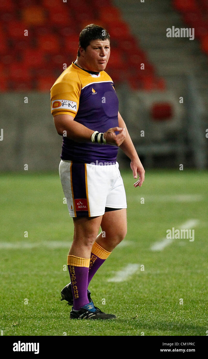 PORT ELIZABETH, SOUTH AFRICA - SEPTEMBER 14,  during the Absa Currie Cup First Division match between Eastern Province Kings and Griffons from Nelson Mandela Bay Stadium on September 14, 2012 in Port Elizabeth, South Africa Photo by Michael Sheehan / Gallo Images Stock Photo