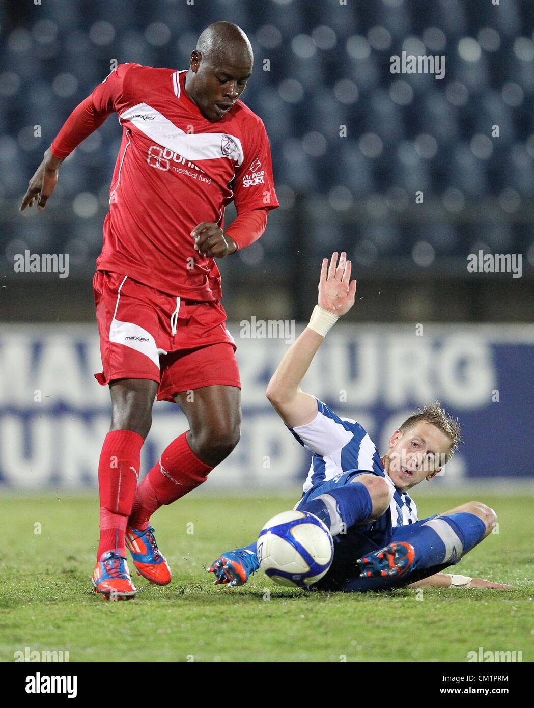 DURBAN, SOUTH AFRICA SEPTEMBER 14, Moeketsi Mvula and Michael Morton