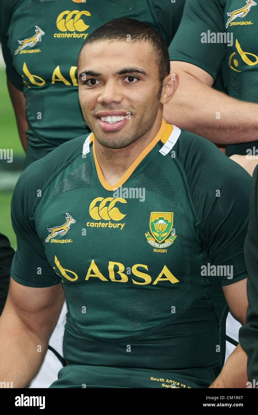 DUNEDIN, NEW ZEALAND SEPTEMBER 14 Bryan Habana looks on during the