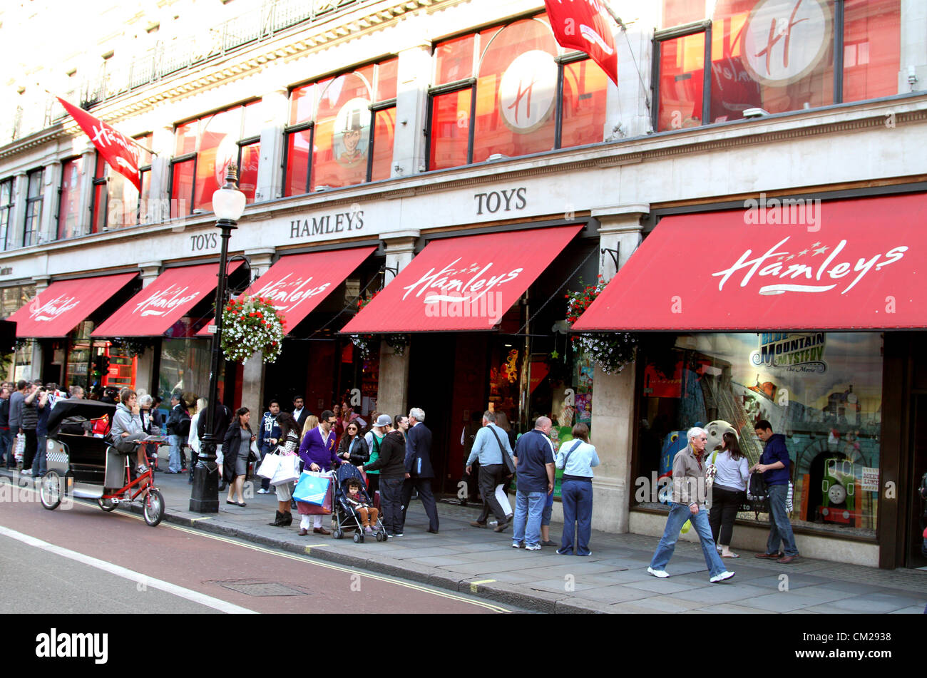 London Hamleys, in London's Regent Street the World's largest toy
