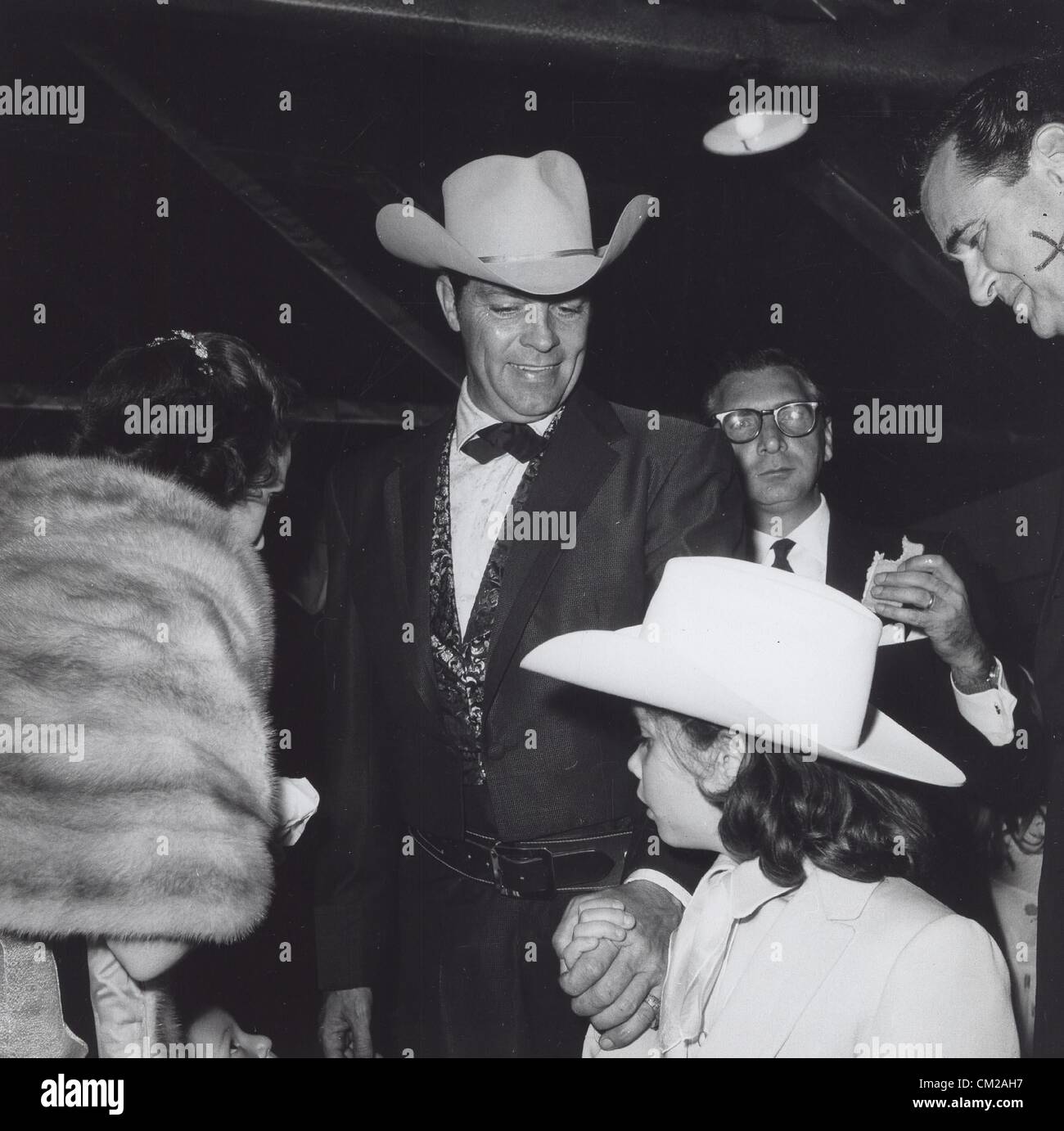 DALE ROBERTSON daughter Lucille Robertson.Supplied by Photos, inc