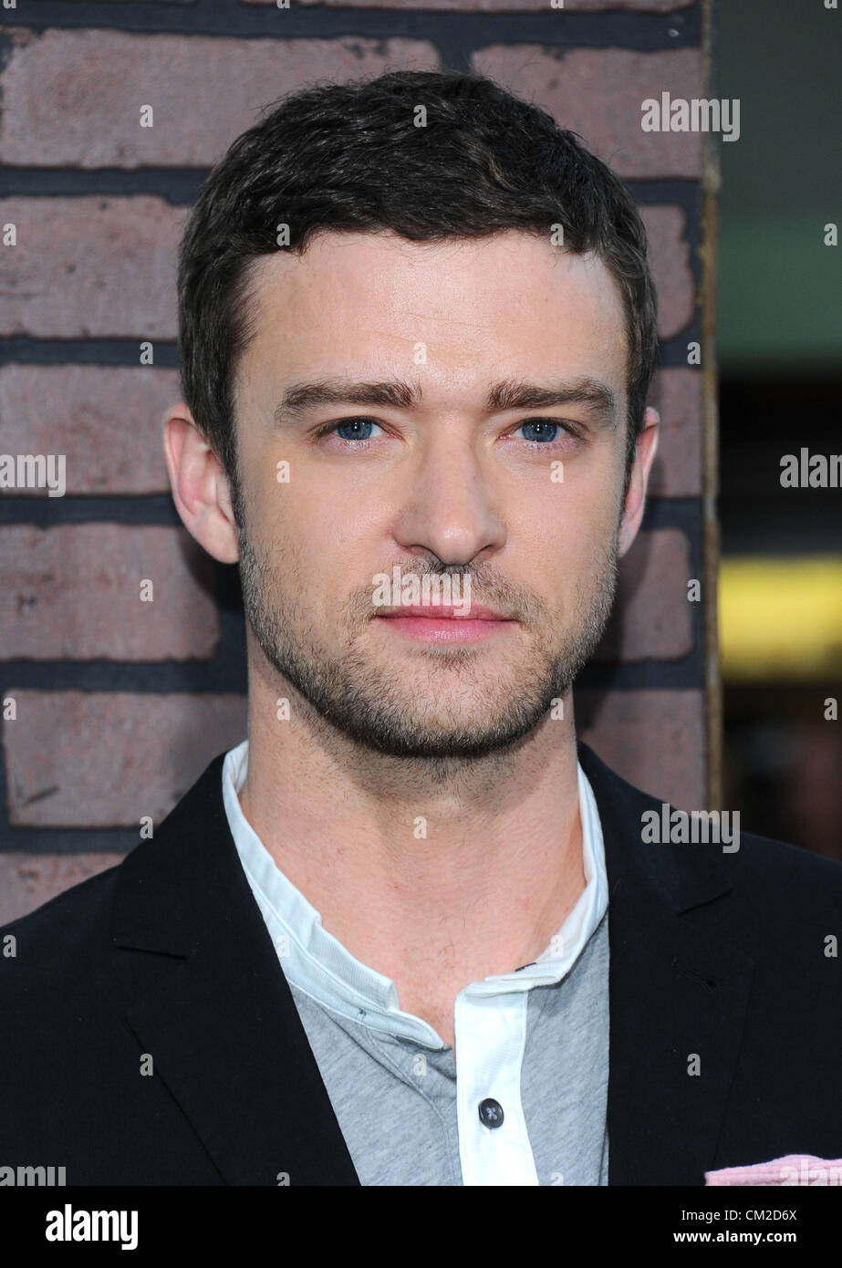 Justin Timberlake at the 'Trouble with the Curve' film premiere in Los Angeles, CA Sept 19th 2012 photo by Sydney Alford Stock Photo