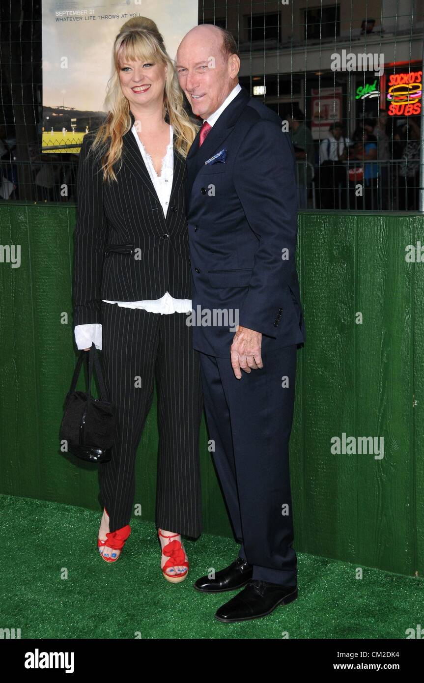 Sept. 19, 2012 - Los Angeles, California, USA - Sep 19, 2012 - Los Angeles, California, USA - Actor ED LAUTER, wife  at the 'Trouble With The Curve' Los Angeles Premiere held at the Village Theater, Westwood. (Credit Image: © Paul Fenton/ZUMAPRESS.com) Stock Photo