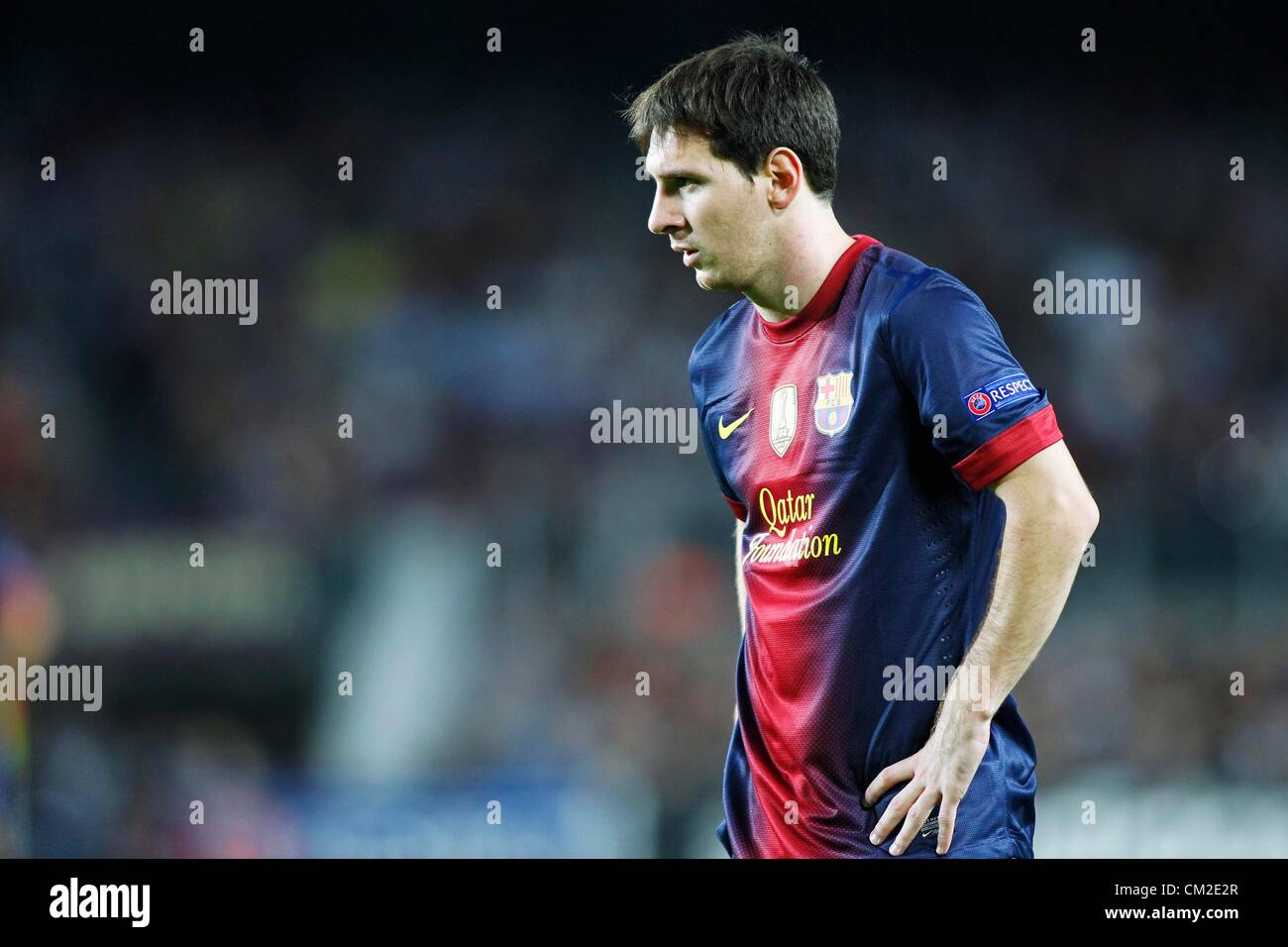Lionel Messi (Barcelona), SEPTEMBER 19, 2012 - Football / Soccer : UEFA