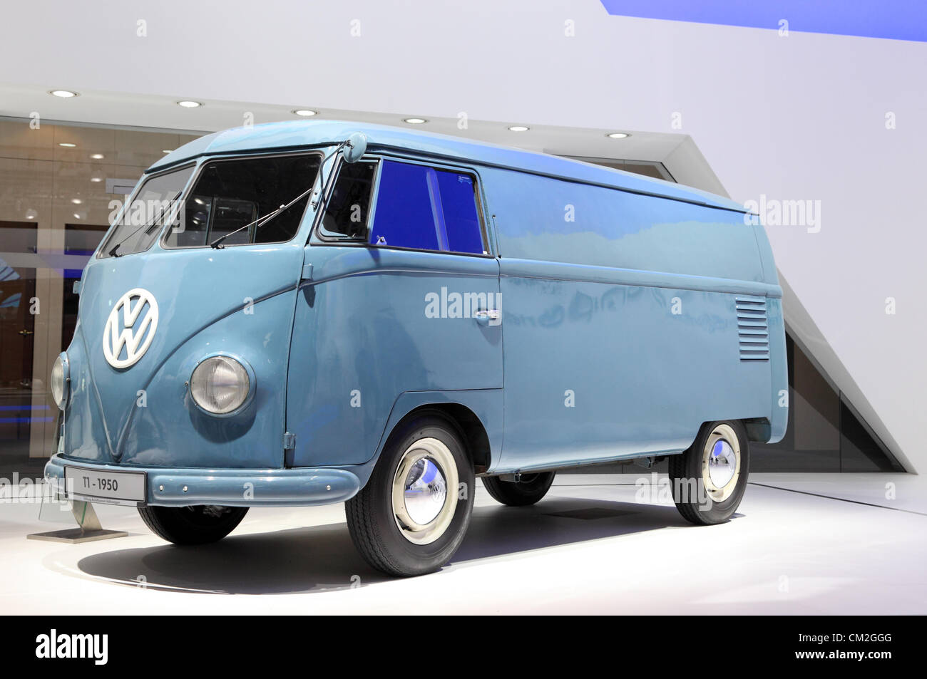 Volkswagen T1 Van from 1950  at the International Motor Show for Commercial Vehicles Stock Photo