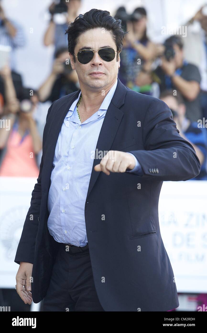 Sept. 22, 2012 San Sebastian, Euskadi, Spain Benicio del Toro