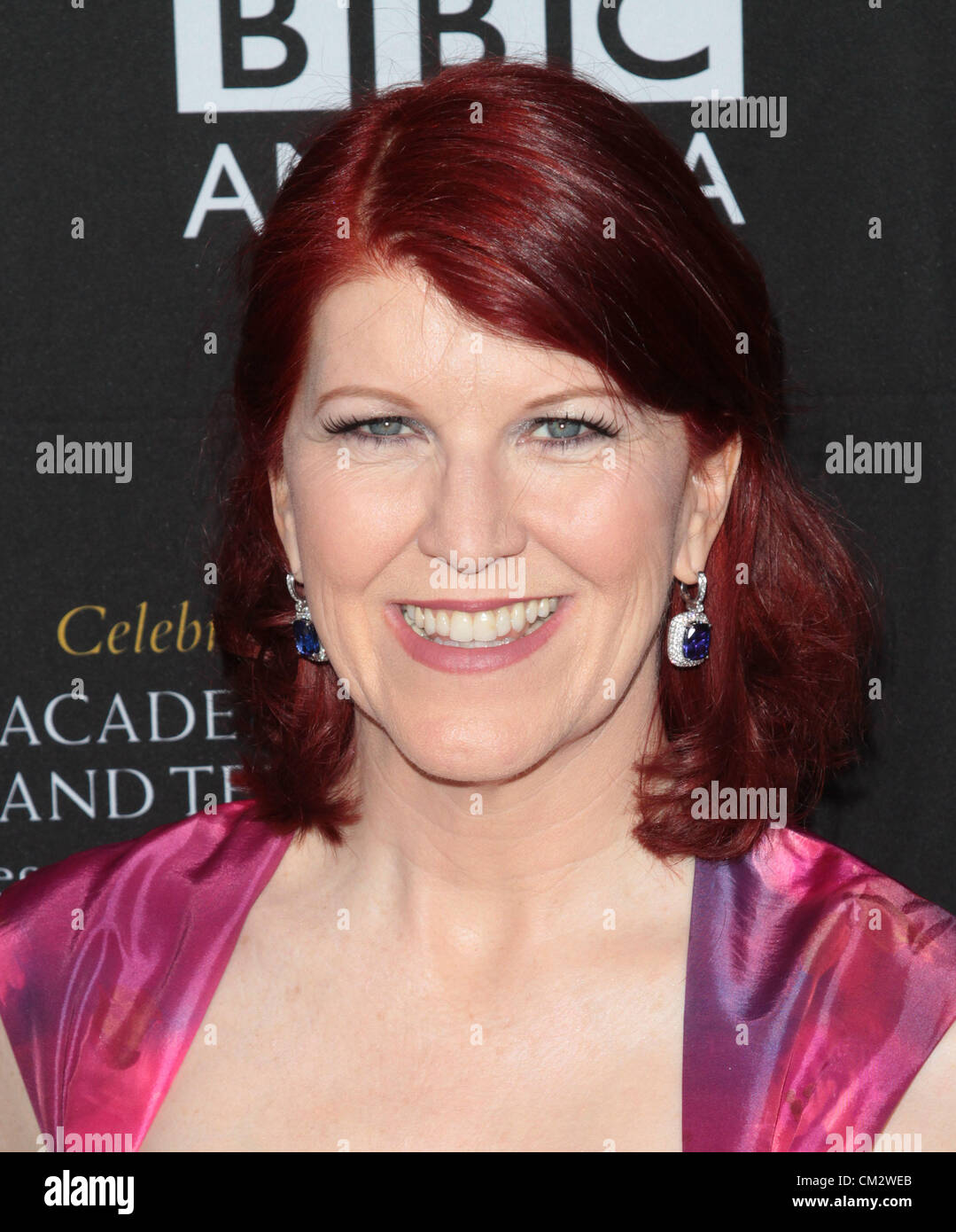 KATE FLANNERY 2012 BAFTA TV TEA PARTY LOS ANGELES CALIFORNIA USA 22 September 2012 Stock Photo