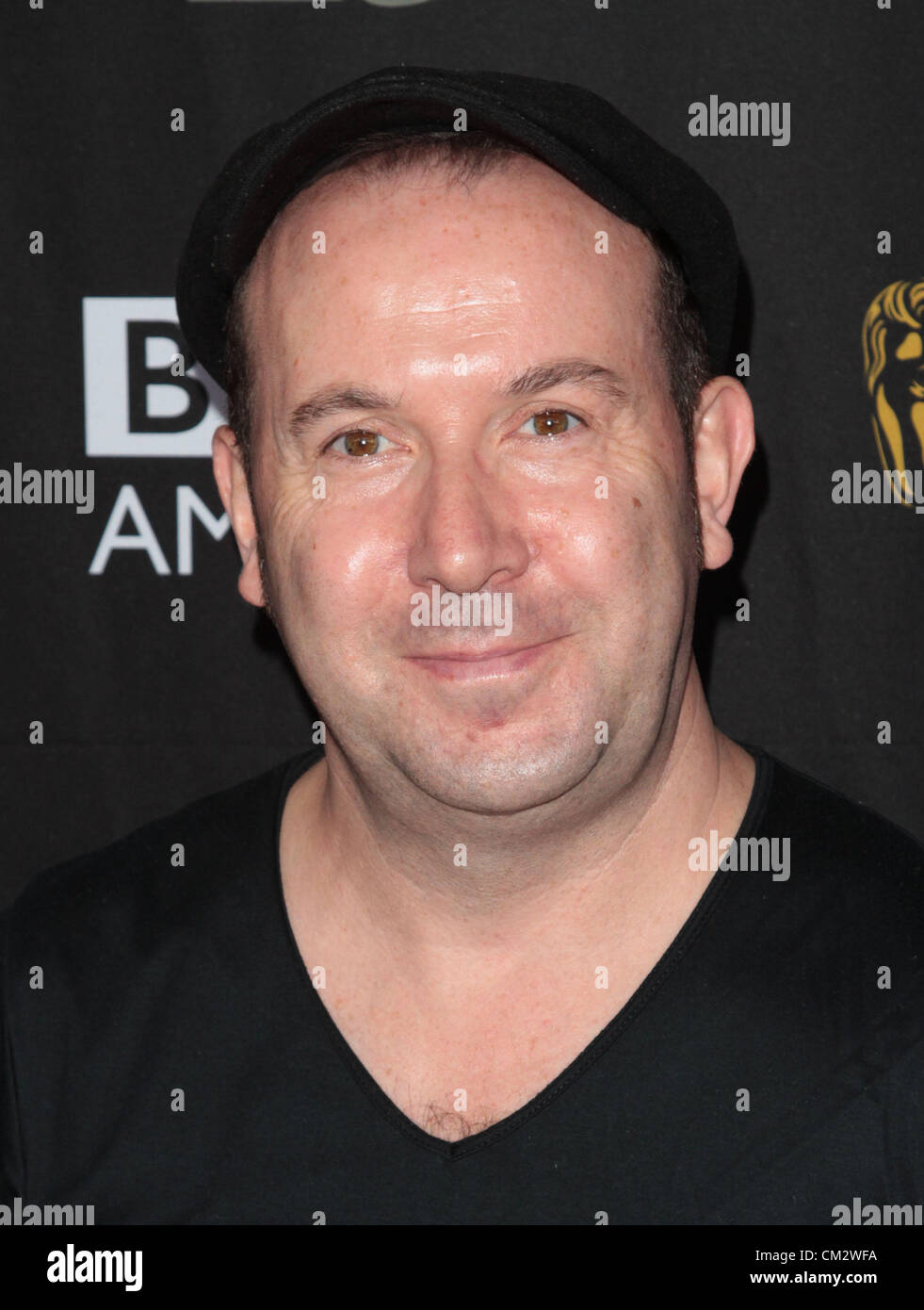 PAUL MCGUIGAN 2012 BAFTA TV TEA PARTY LOS ANGELES CALIFORNIA USA 22 September 2012 Stock Photo