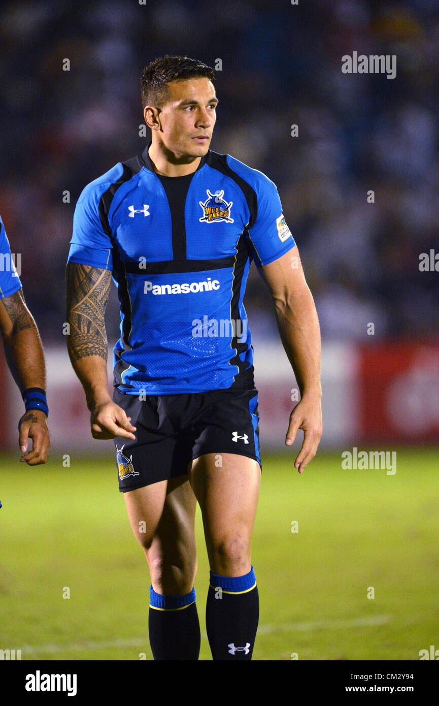 Sonny Bill Williams Wild Knights September 22 2012 Rugby Stock Photo Alamy
