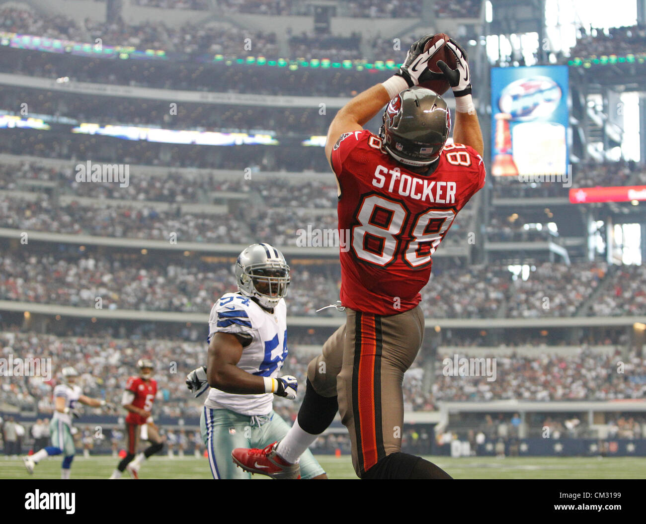 Luke Stocker Sept. 23, 2012 - Florida, U.S. - Tampa Bay Buccaneers tight end Luke ...
