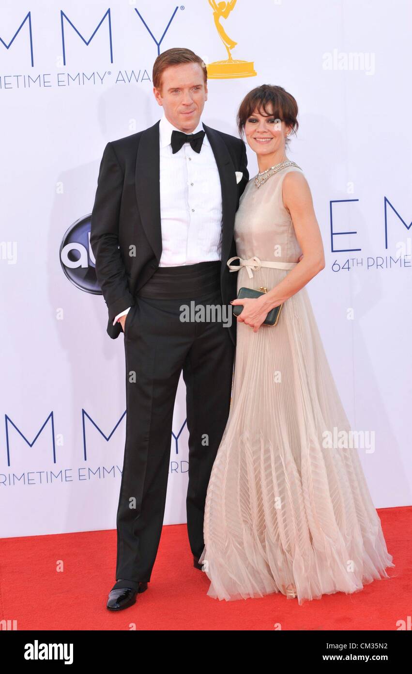 Damian Lewis Helen McCrory arrivals64th Primetime Emmy Awards - ARRIVALS Part 3 Nokia Theatre L.A LIVE Los Angeles CA September Stock Photo