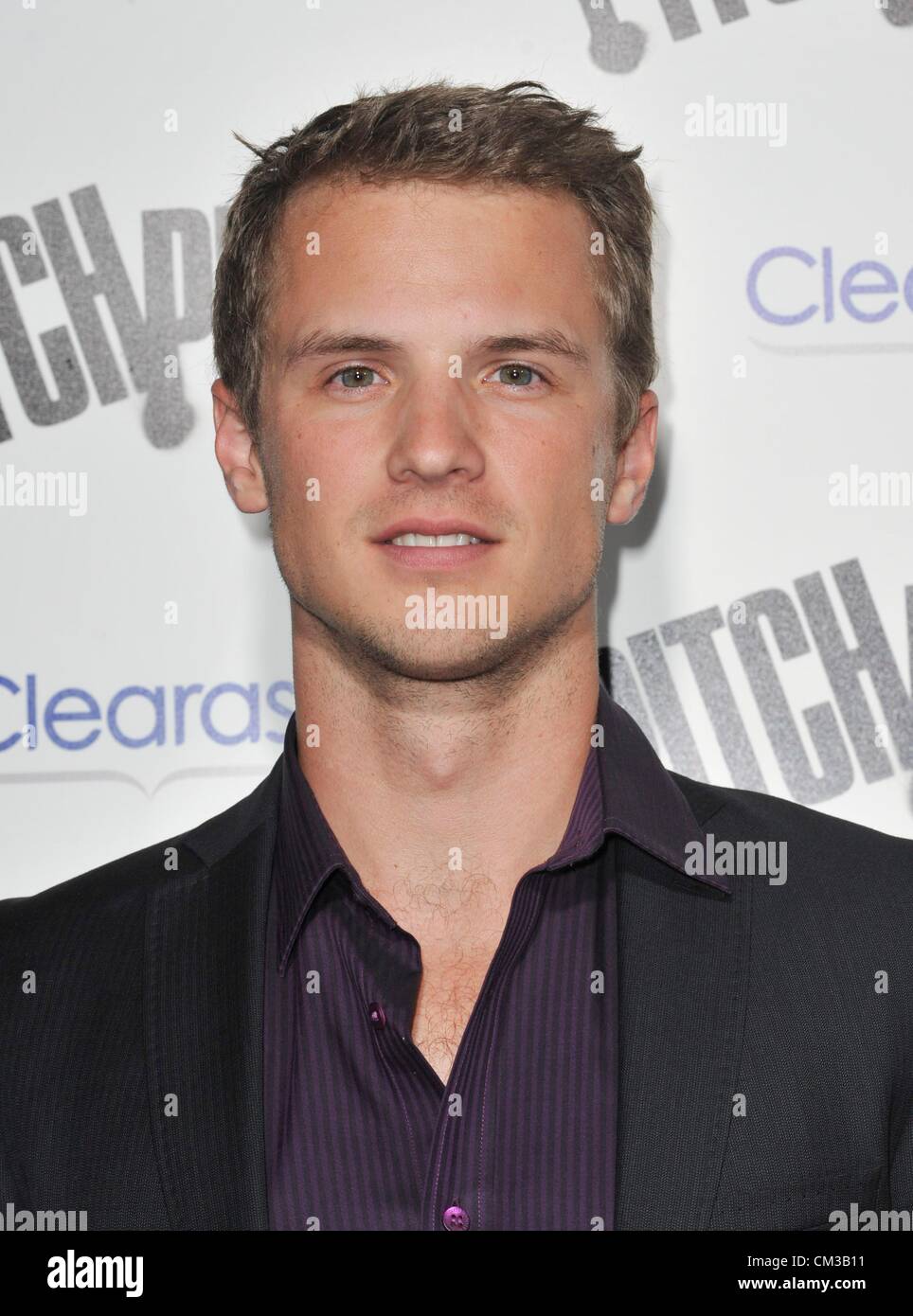 Freddie Stroma arrivals PITCH PERFECT Premiere Arclight Hollywood Los Angeles CA September 24 2012 Photo Elizabeth Stock Photo