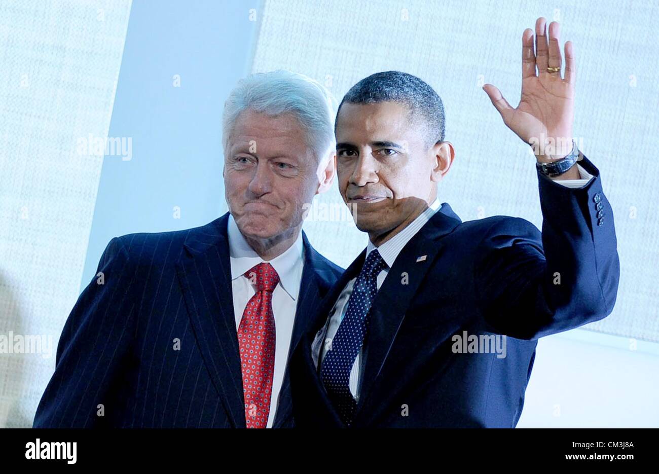 Bill Clinton, Barack Obama in attendance for Clinton Global Initiative ...