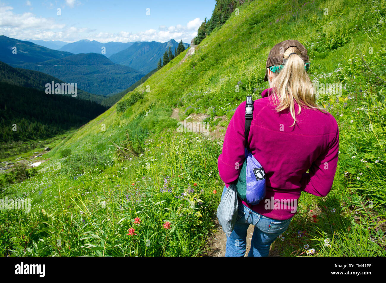 Snyder lake trail hires stock photography and images Alamy