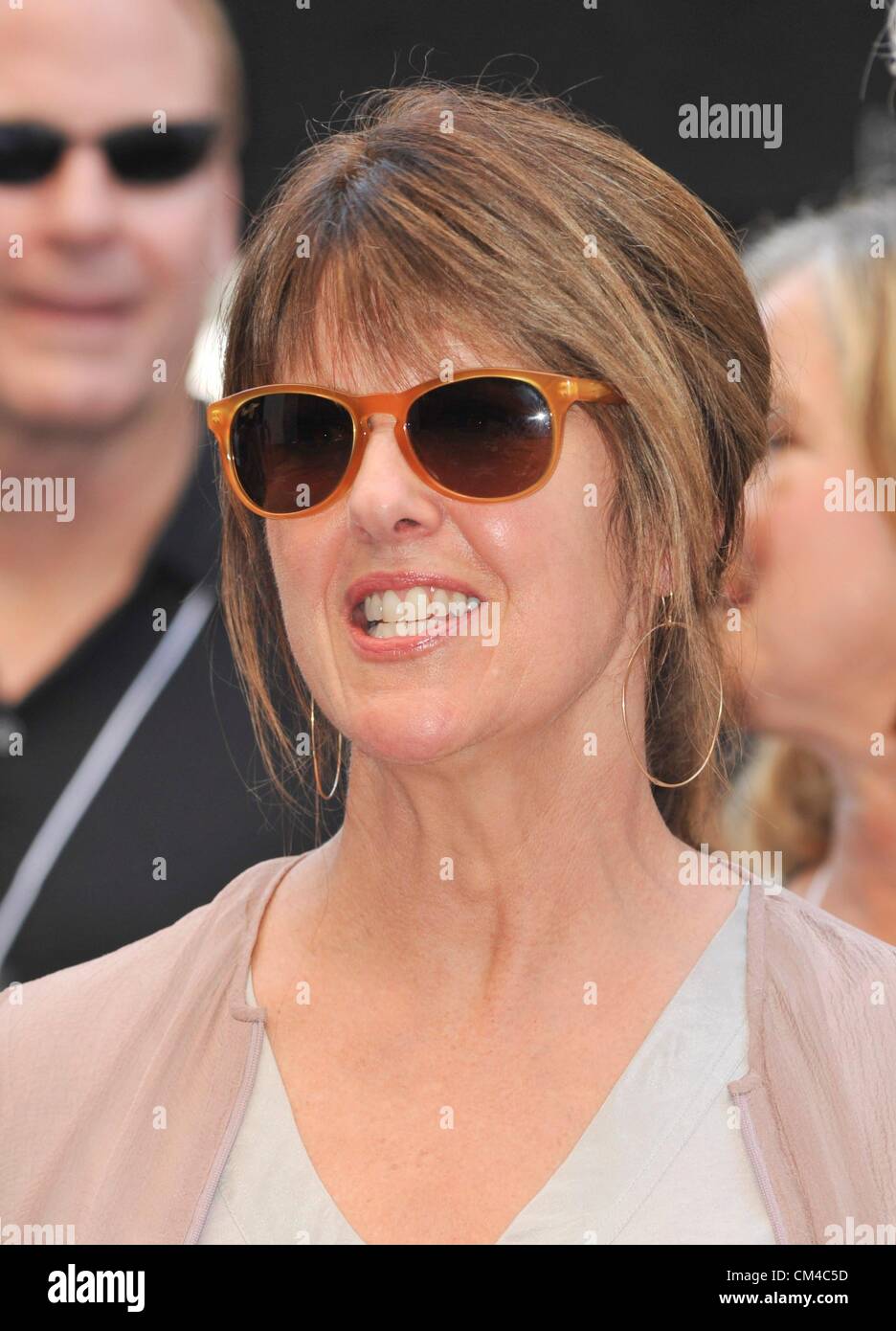 Pam Dawber at the induction ceremony for Star on the Hollywood Walk of Fame for Mark Harmon, Hollywood Boulevard, Los Angeles, CA October 1, 2012. Photo By: Elizabeth Goodenough/Everett Collection Stock Photo