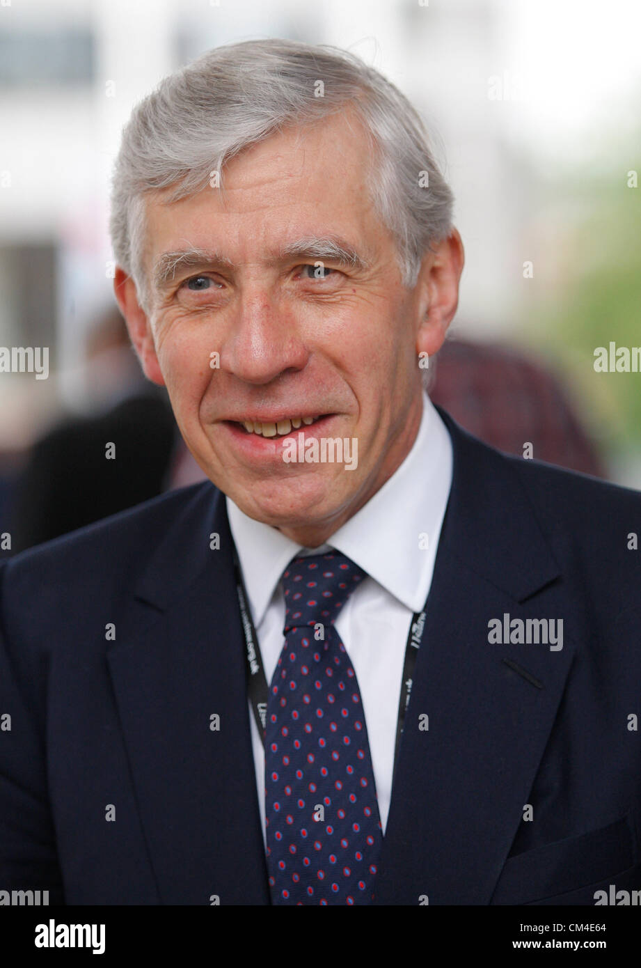 JACK STRAW MP LABOUR PARTY 02 October 2012 MANCHESTER CENTRAL