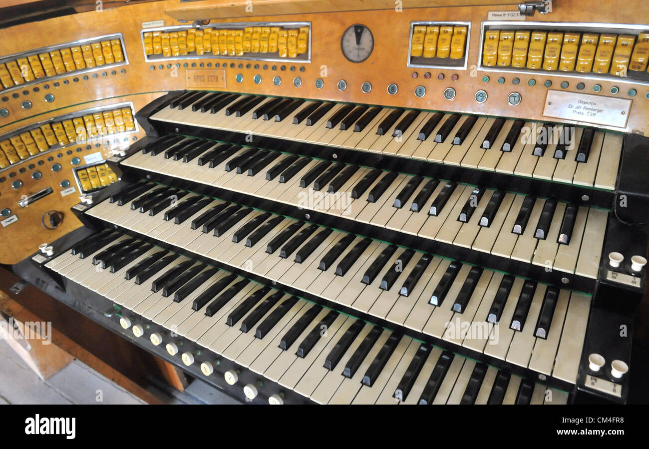 Rieger-Kloss is the world's largest builder of hand-crafted, elegant and  enduring Pipeorgans. Factory in Krnov (360 kms east from Prague), Czech  Republic on September 26, 2012. (CTK Photo/Jaroslav Ozana Stock Photo -