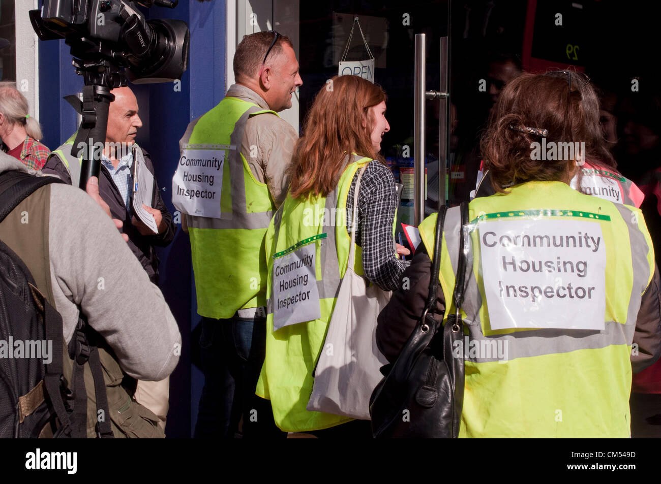 06/10/2012 Haringey, London UK, Haringey housing action group are