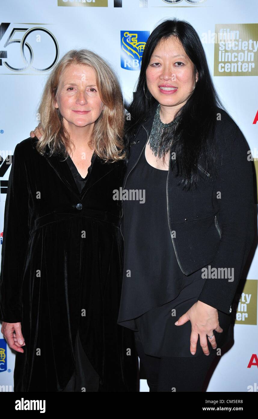 New York, USA. 8th October 2012. Sally Potter, Rose Kuo at arrivals for GINGER AND ROSA Premiere at the 50th Annual New York Film Festival, Alice Tully Hall at Lincoln Center, New York, NY October 8, 2012. Photo By: Gregorio T. Binuya/Everett Collection/Alamy Live News Stock Photo