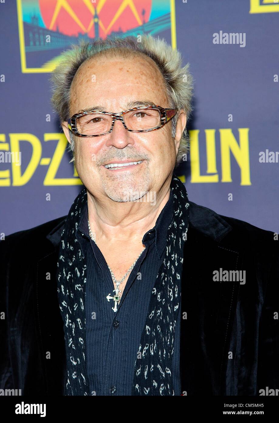 New York, USA. 9th October 2012. Mick Jones (Foreigner) at arrivals for