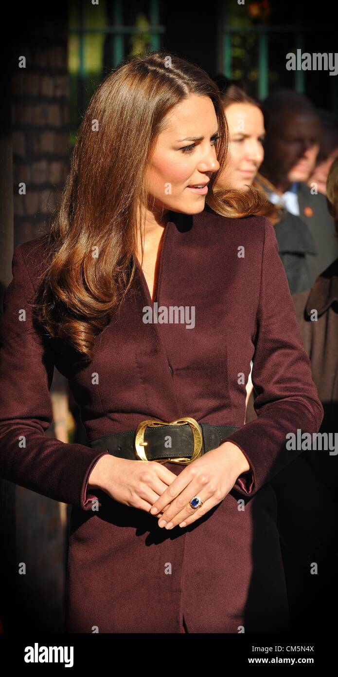 The Duchess of Cambridge visiting  Elswick Park in Newcastle on Wednesday 10th October2012 Stock Photo